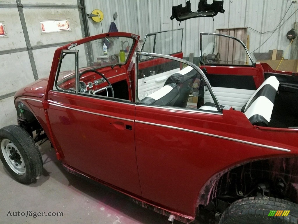 1967 Beetle Convertible - Ruby Red / Black photo #19
