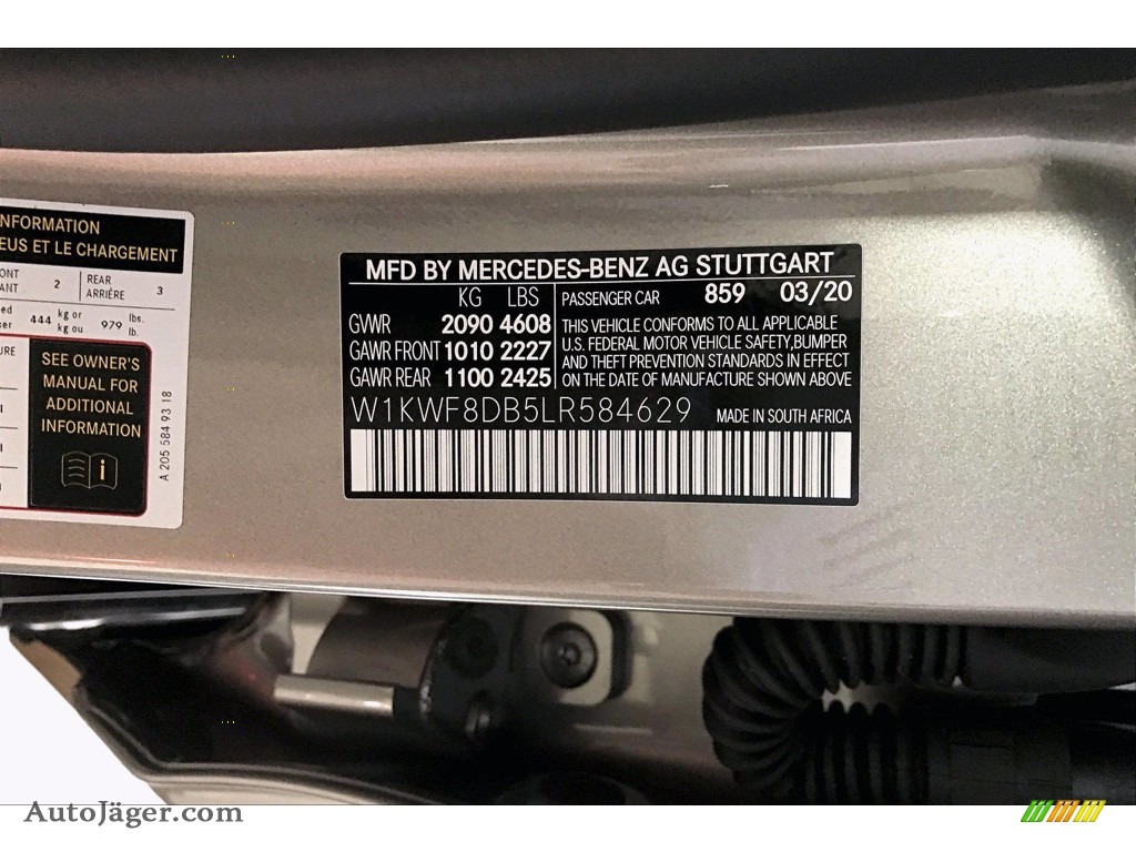 2020 C 300 Sedan - Mojave Silver Metallic / Silk Beige/Black photo #12