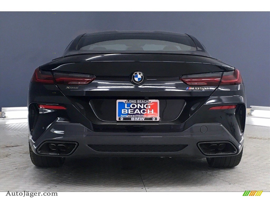 2021 8 Series M850i xDrive Coupe - Black Sapphire Metallic / Fiona Red/Black photo #4