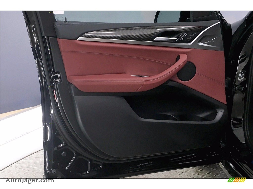 2021 X4 xDrive30i - Black Sapphire Metallic / Tacora Red photo #13
