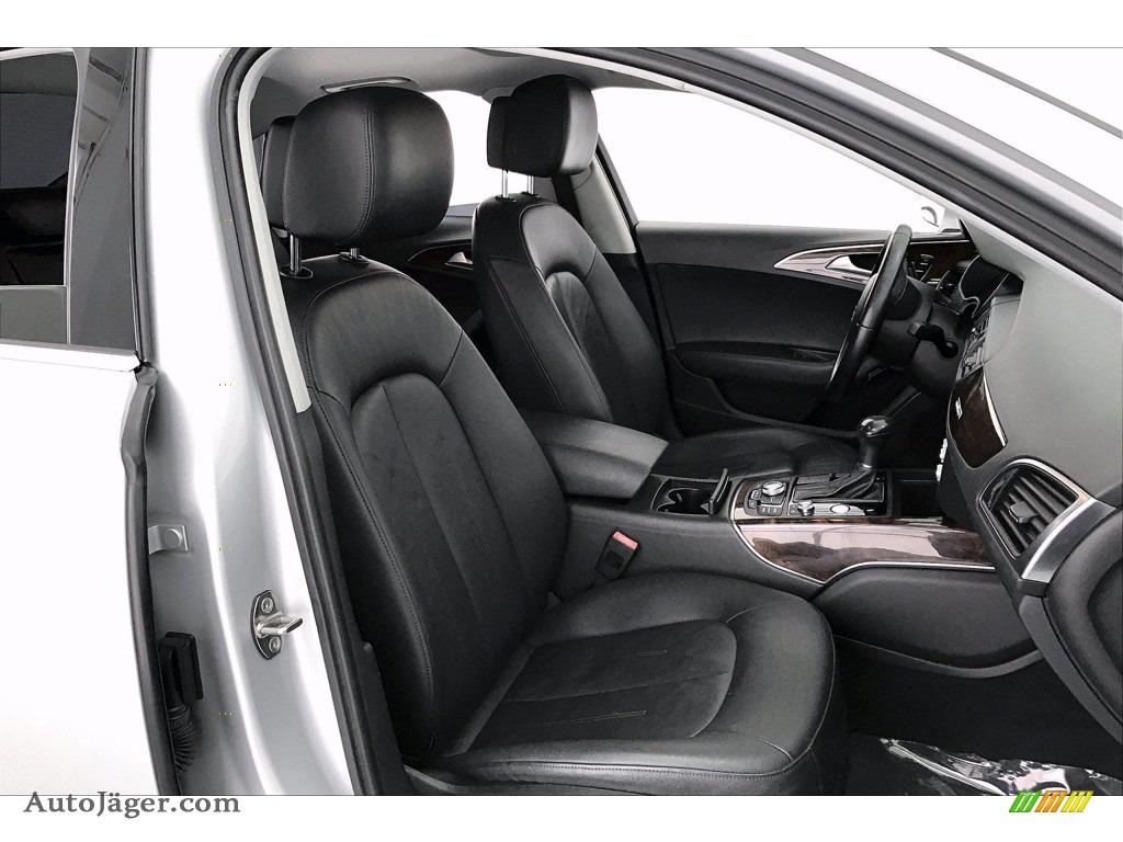 2015 A6 2.0T Premium quattro Sedan - Ice Silver Metallic / Black photo #6
