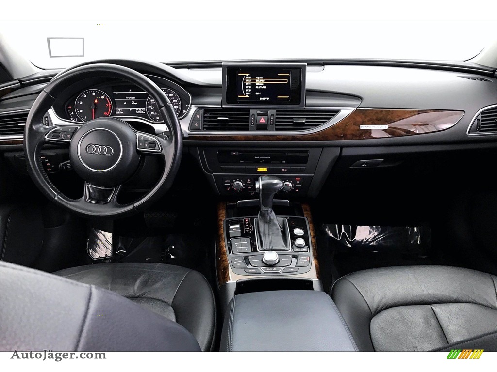 2015 A6 2.0T Premium quattro Sedan - Ice Silver Metallic / Black photo #17