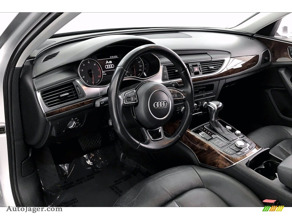 2015 A6 2.0T Premium quattro Sedan - Ice Silver Metallic / Black photo #21