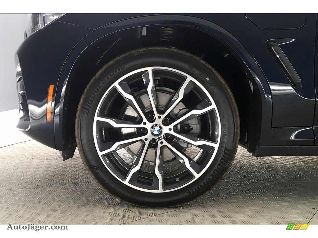 2021 X3 xDrive30e - Carbon Black Metallic / Black photo #12