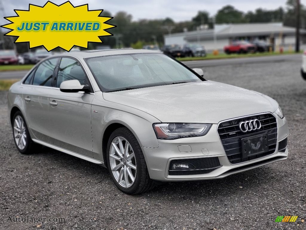 2014 A4 2.0T quattro Sedan - Ice Silver Metallic / Black photo #1