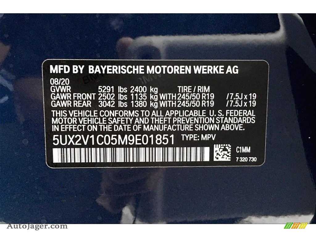 2021 X4 xDrive30i - Phytonic Blue Metallic / Black photo #18
