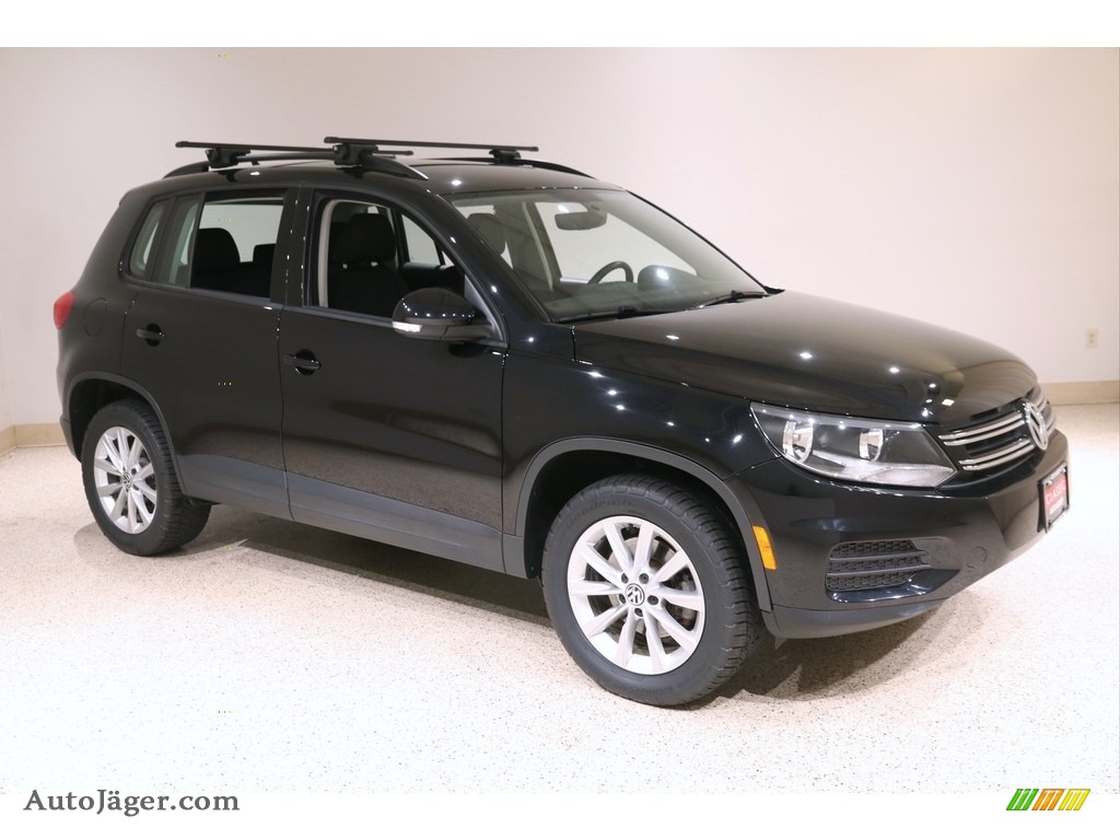 Deep Black Pearl / Charcoal Volkswagen Tiguan Limited 2.0T 4Motion