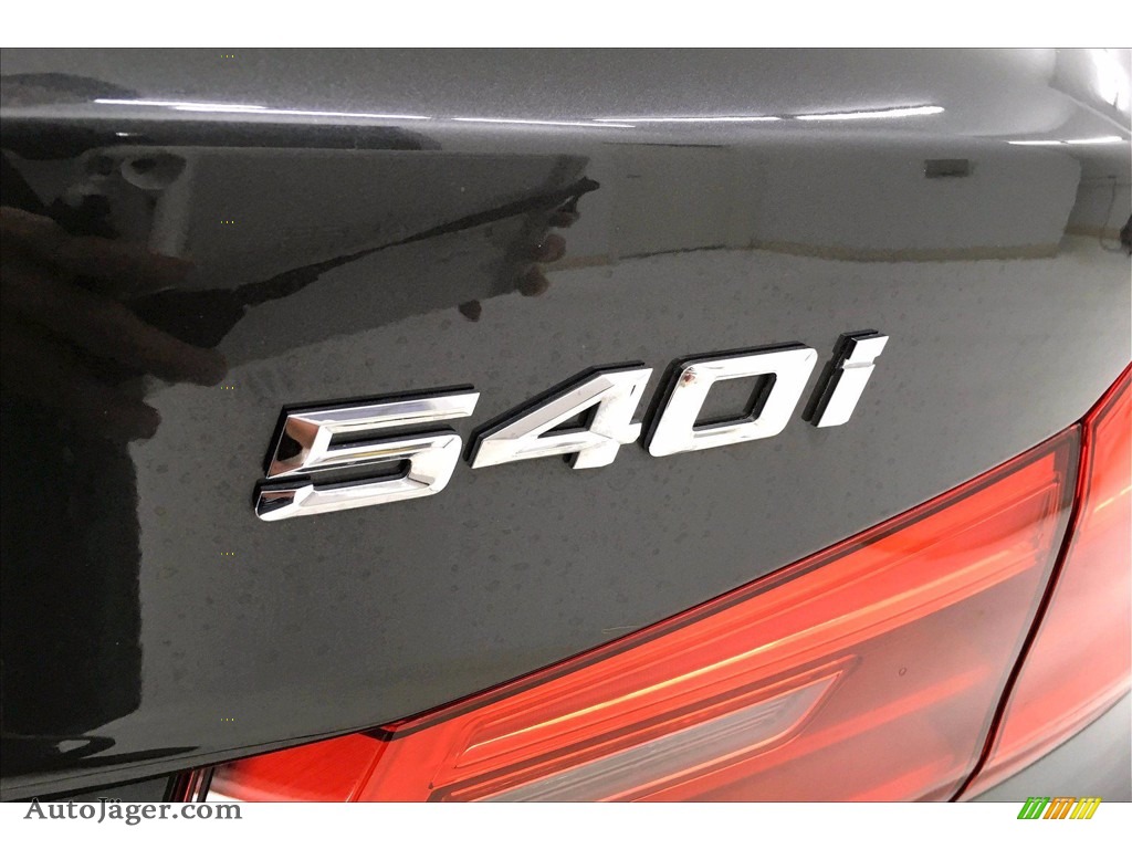 2017 5 Series 540i Sedan - Dark Graphite Metallic / Black photo #7