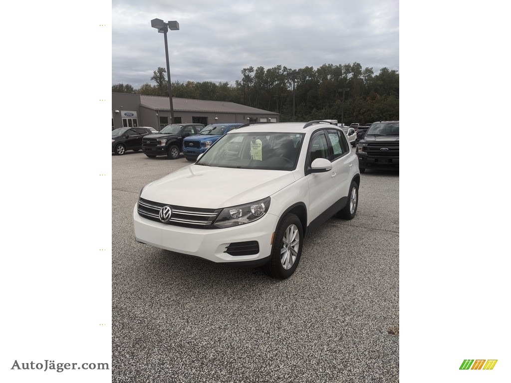 Pure White / Charcoal Volkswagen Tiguan Limited 2.0T 4Motion