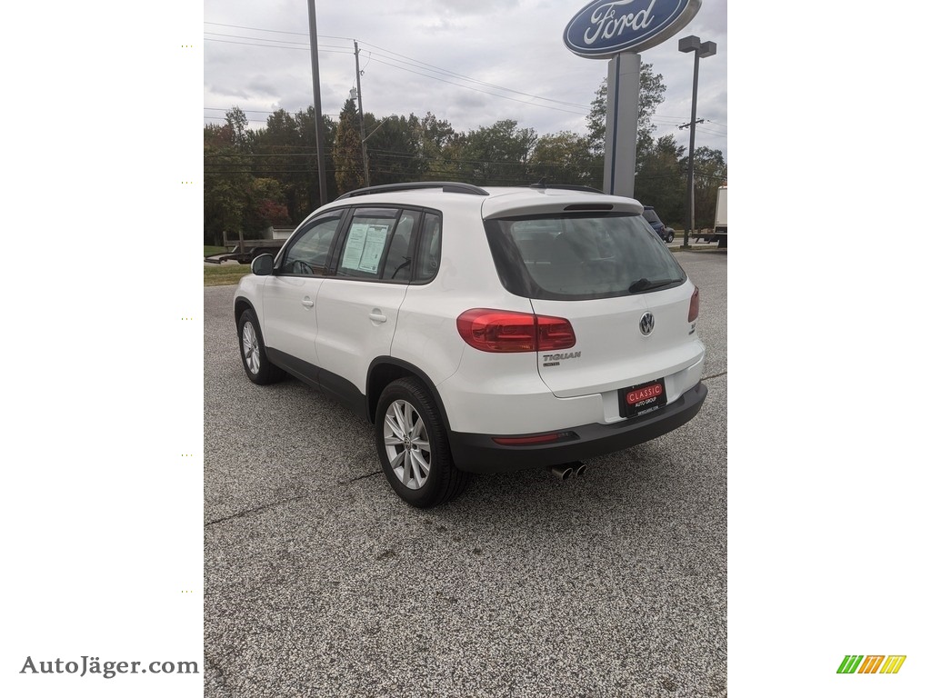 2017 Tiguan Limited 2.0T 4Motion - Pure White / Charcoal photo #7