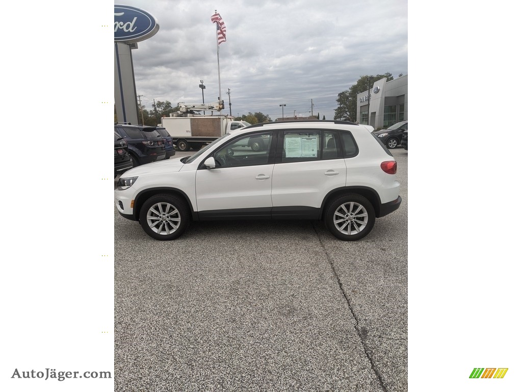 2017 Tiguan Limited 2.0T 4Motion - Pure White / Charcoal photo #8