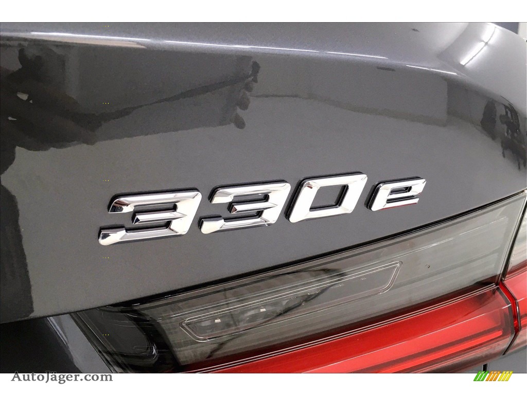 2021 3 Series 330e Sedan - Mineral Gray Metallic / Black photo #16
