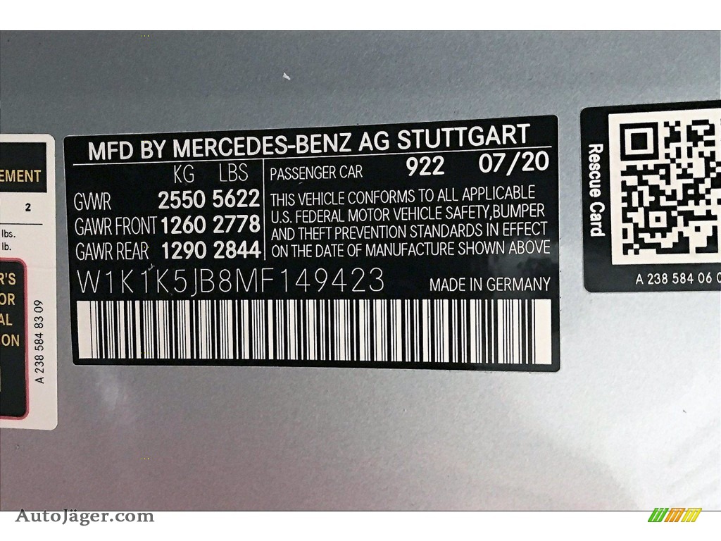 2021 E 450 Cabriolet - Cirrus Silver Metallic / Black photo #11