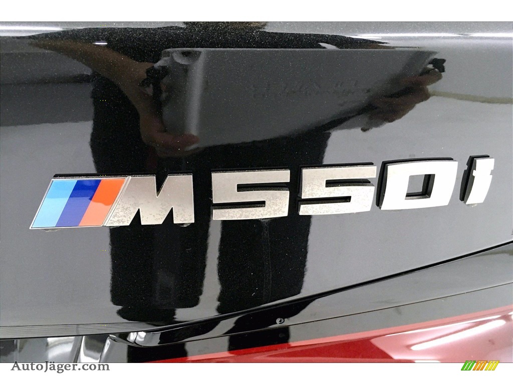 2021 5 Series M550i xDrive Sedan - Black Sapphire Metallic / Black photo #16