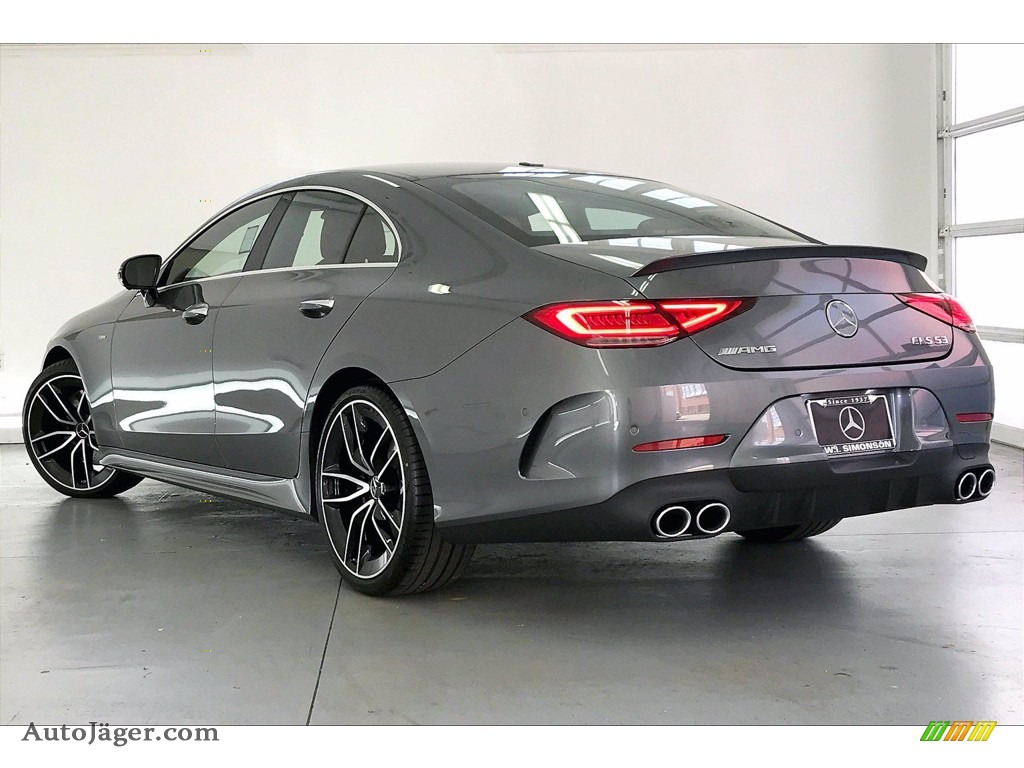 2021 CLS 53 AMG 4Matic Coupe - Selenite Gray Metallic / Bengal Red/Black photo #2