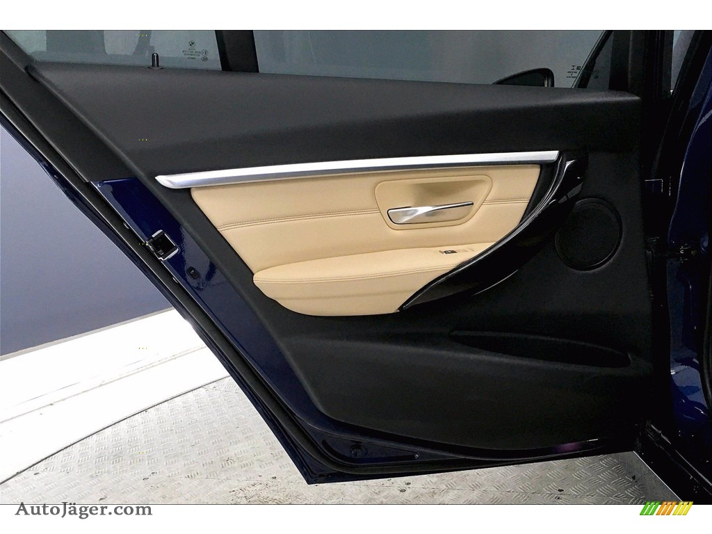 2017 3 Series 330e iPerfomance Sedan - Mediterranean Blue Metallic / Venetian Beige/Black photo #25