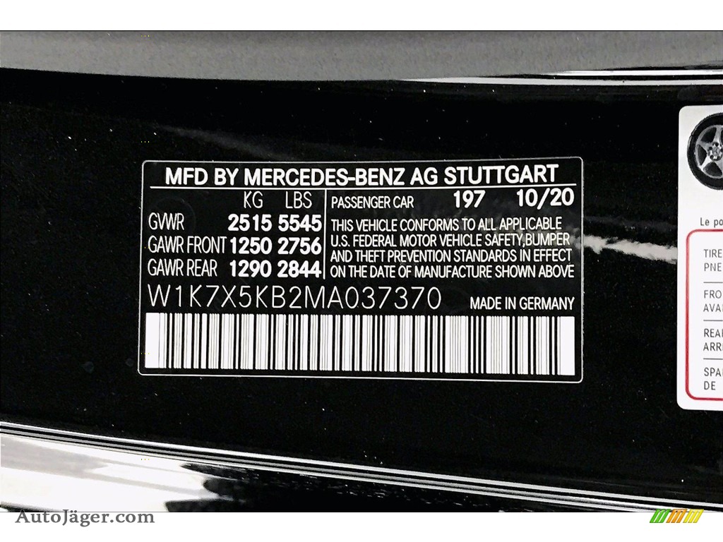2021 AMG GT 43 - Obsidian Black Metallic / Black photo #11