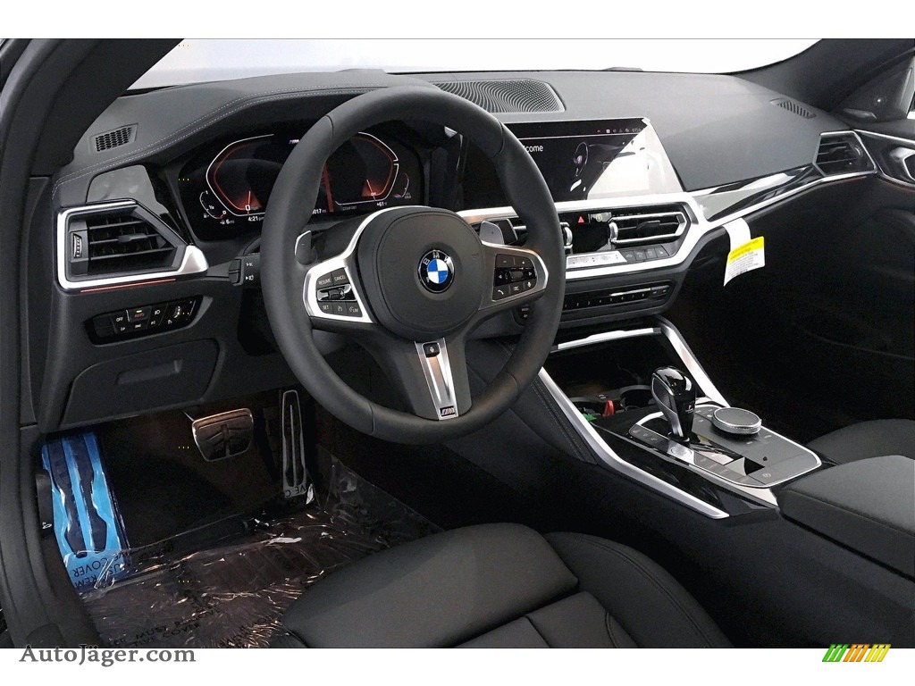 2021 4 Series M440i xDrive Coupe - Black Sapphire Metallic / Black photo #7