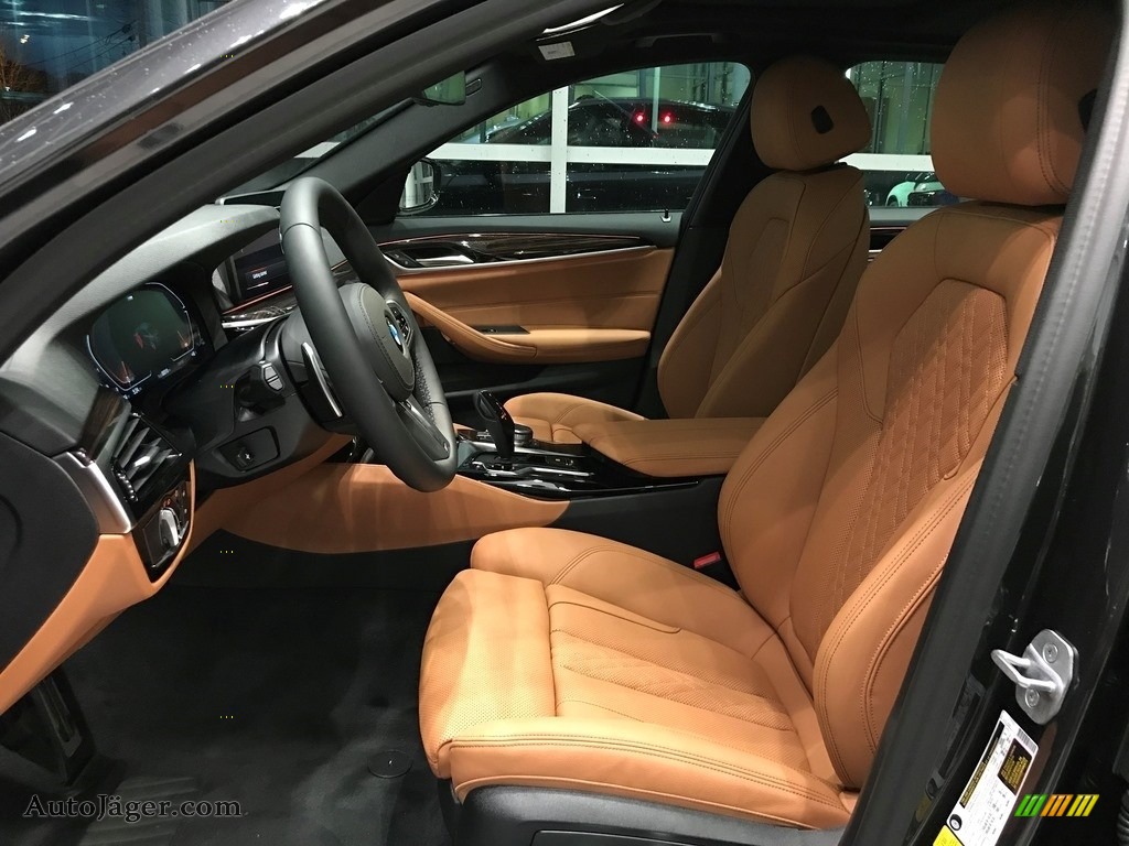 2021 5 Series 540i xDrive Sedan - Dark Graphite Metallic / Cognac photo #3