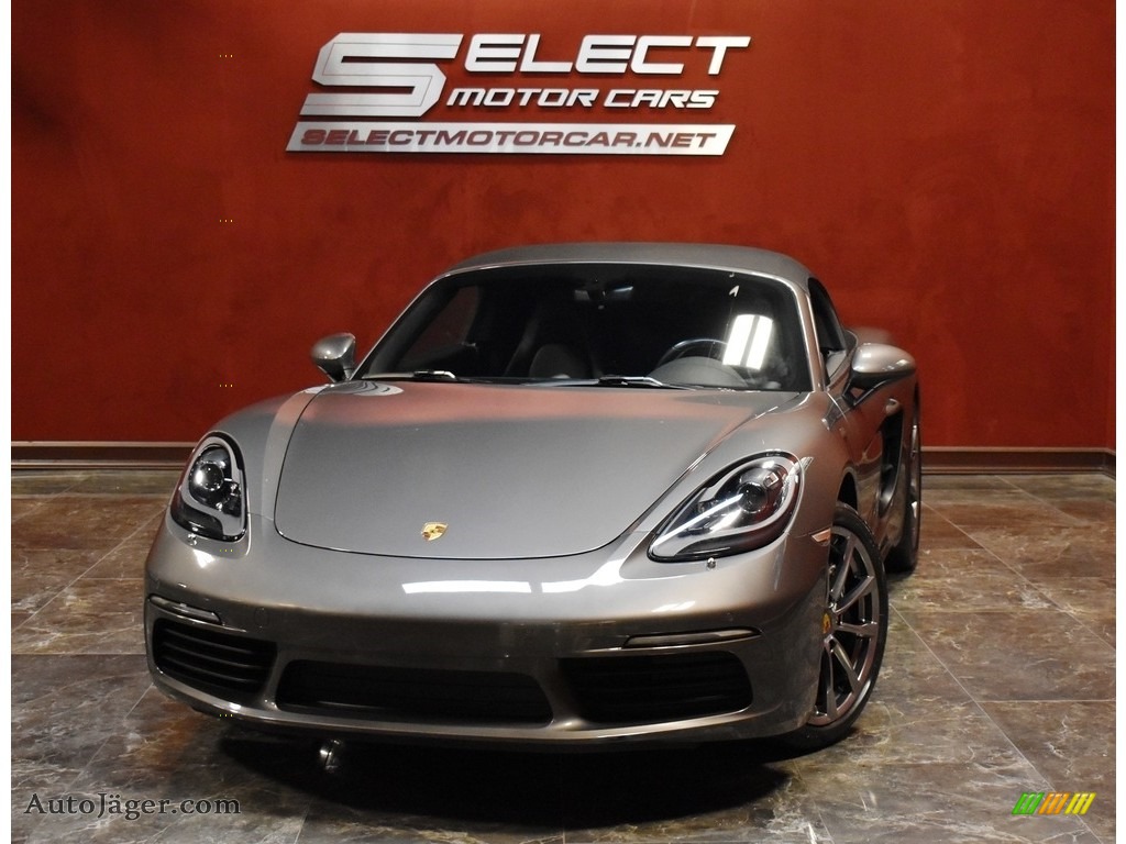 2017 718 Boxster  - Agate Grey Metallic / Black photo #1