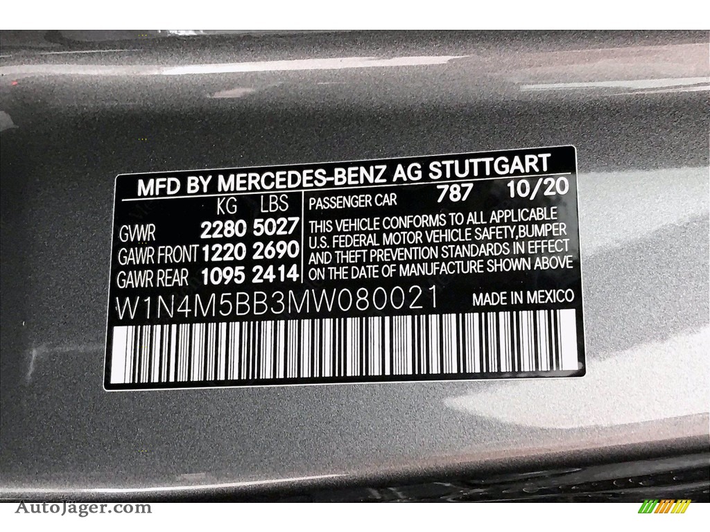 2021 GLB 250 4Matic - Mountain Grey Metallic / Black/DINAMICA w/Red Stitching photo #11