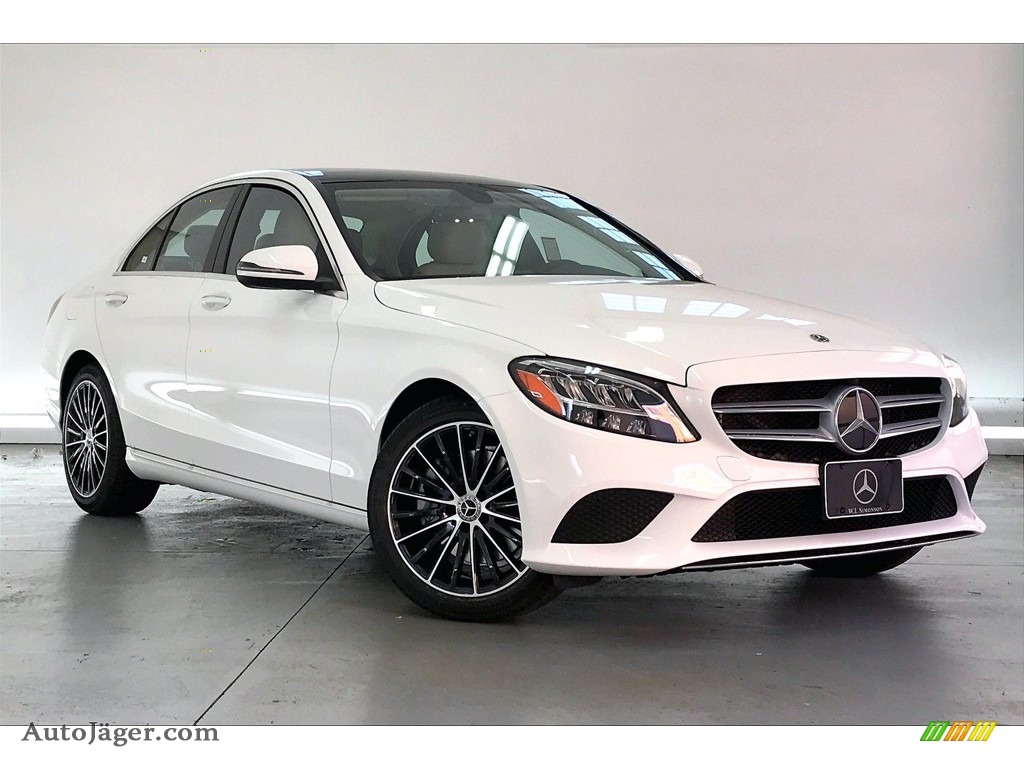 2021 C 300 Sedan - Polar White / Silk Beige photo #12