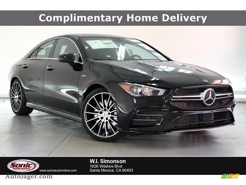 Night Black / Black Dinamica w/Red Stitching Mercedes-Benz CLA AMG 35 Coupe