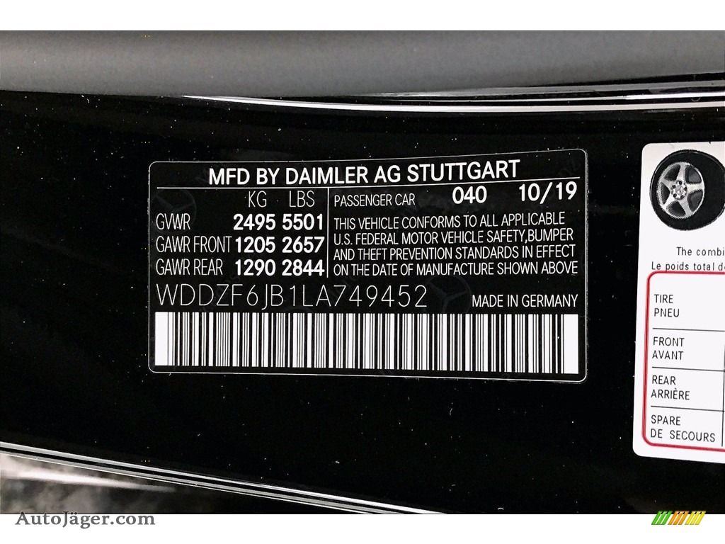 2020 E 450 4Matic Sedan - Black / Black photo #10