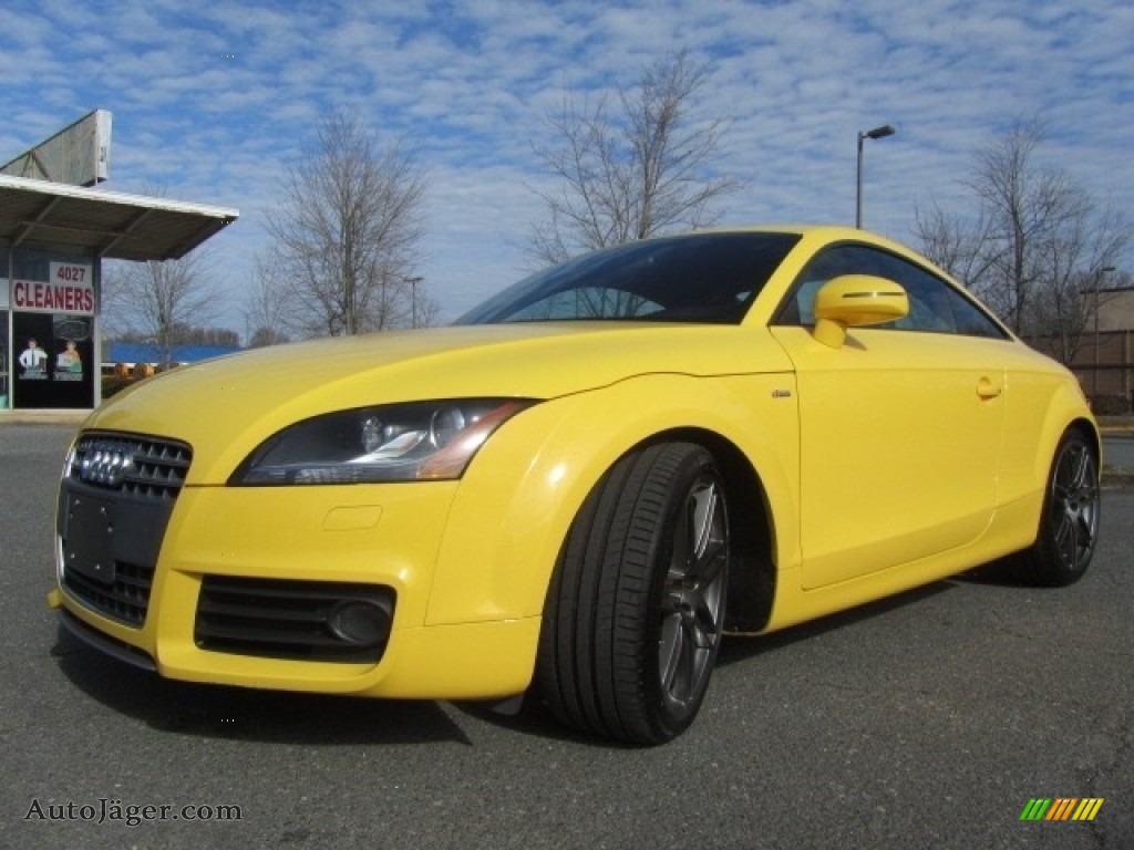 2009 TT 2.0T Coupe - Imola Yellow / Black photo #6