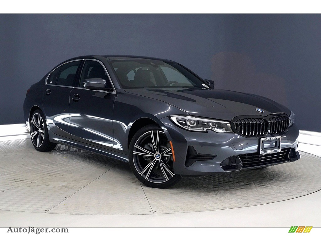 Mineral Gray Metallic / Black BMW 3 Series 330i Sedan