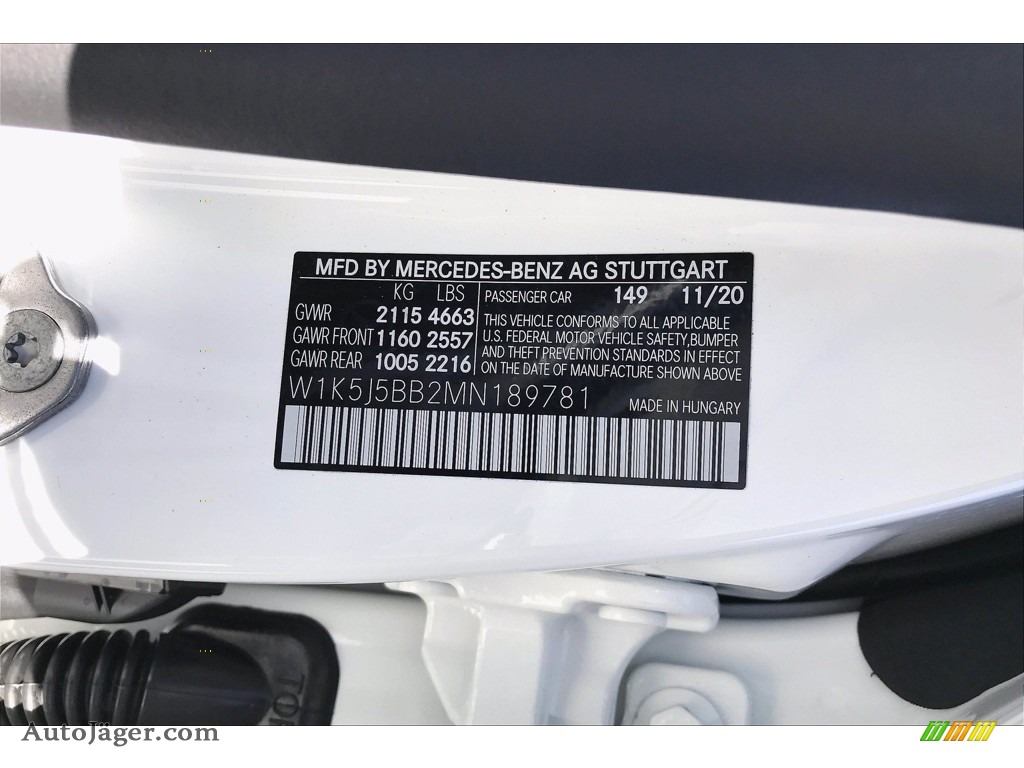 2021 CLA AMG 35 Coupe - Polar White / Black Dinamica w/Red Stitching photo #12