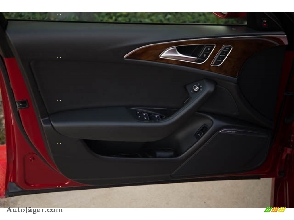 2012 A6 3.0T quattro Sedan - Garnet Red Pearl Effect / Black photo #28