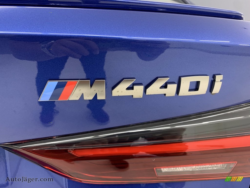 2021 4 Series M440i xDrive Coupe - Portimao Blue Metallic / Tacora Red photo #14