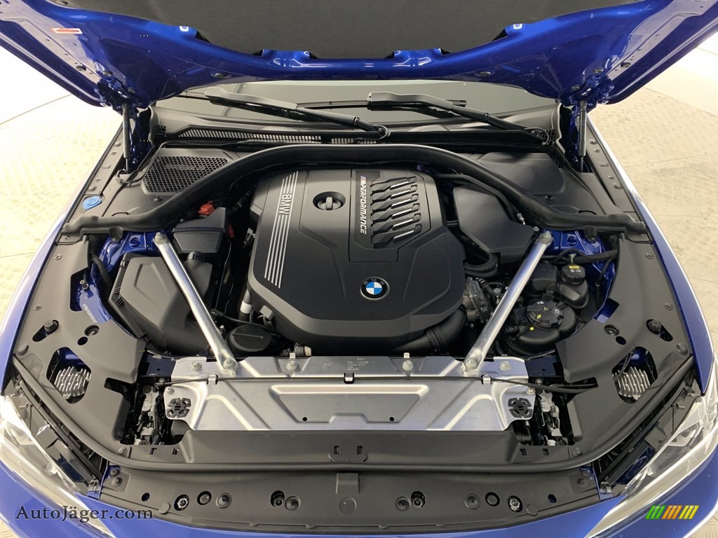 2021 4 Series M440i xDrive Coupe - Portimao Blue Metallic / Tacora Red photo #18