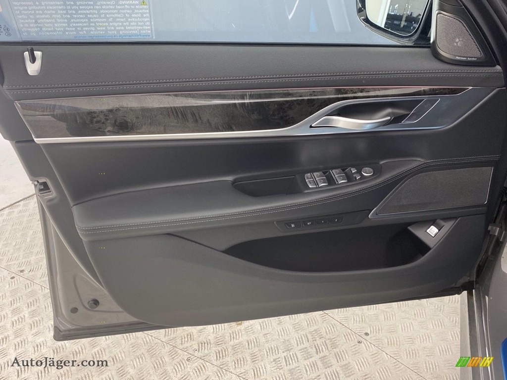 2021 7 Series 750i xDrive Sedan - Bernina Gray Amber Effect / Black photo #12