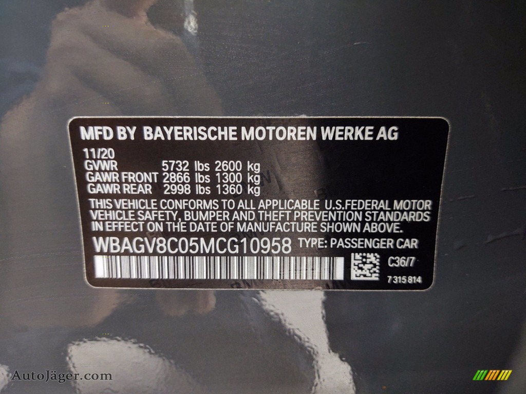 2021 8 Series 850i xDrive Gran Coupe - Individual Dravit Gray Metallic / Black photo #24