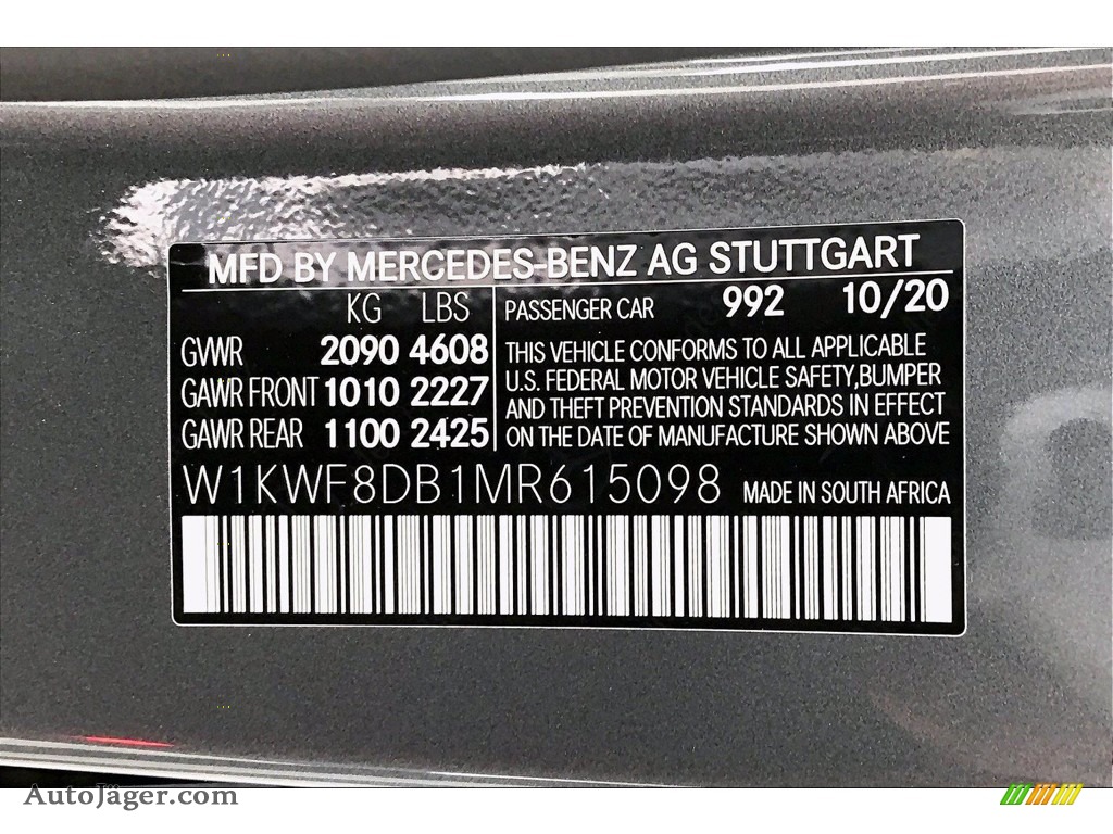 2021 C 300 Sedan - Selenite Gray Metallic / Black photo #9
