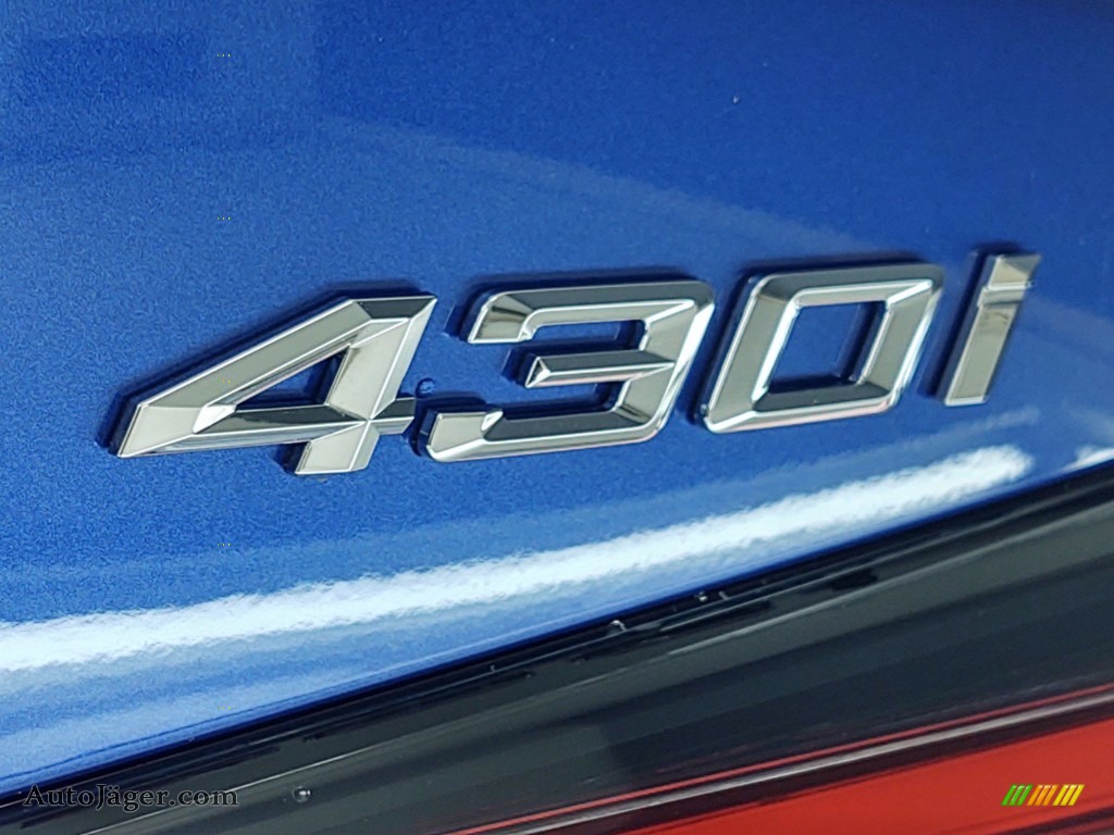 2021 4 Series 430i Coupe - Portimao Blue Metallic / Black photo #24