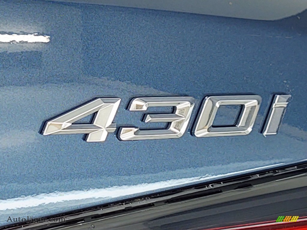 2021 4 Series 430i Coupe - Arctic Race Blue Metallic / Black photo #24