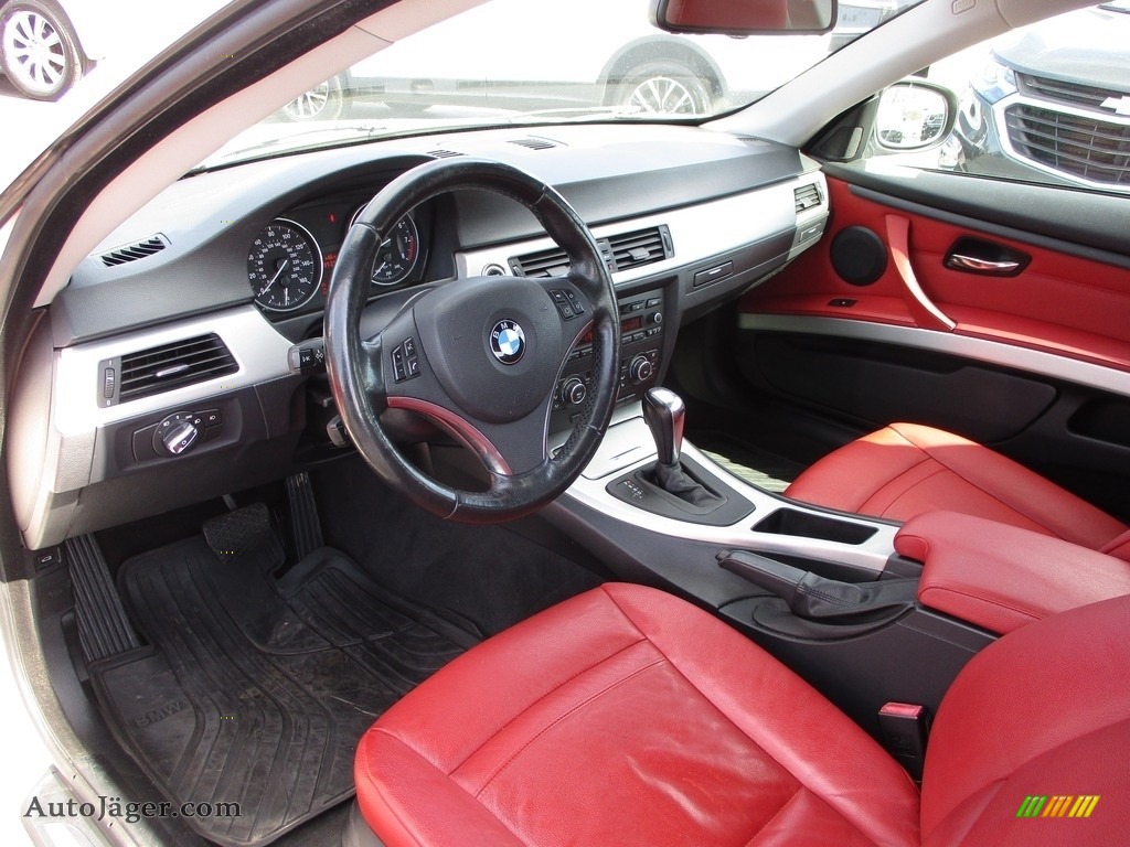 2013 3 Series 335i xDrive Coupe - Alpine White / Coral Red/Black photo #6