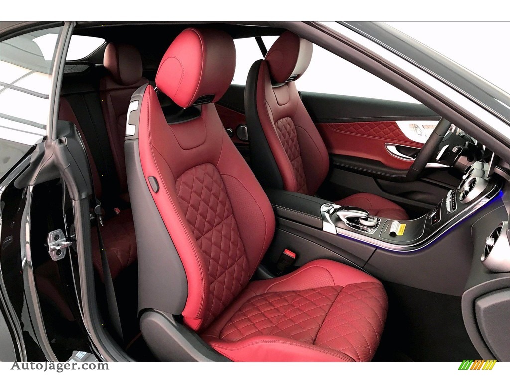 2021 C 300 Cabriolet - Black / Cranberry Red photo #5