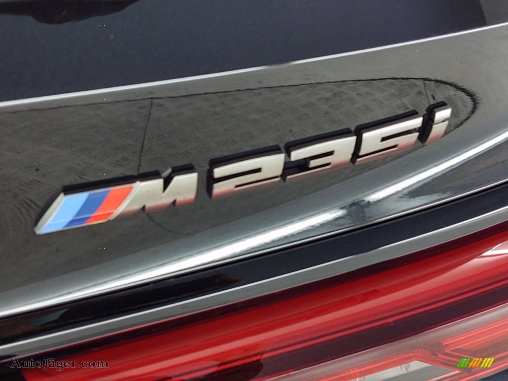 2021 2 Series M235 xDrive Grand Coupe - Black Sapphire Metallic / Magma Red photo #8