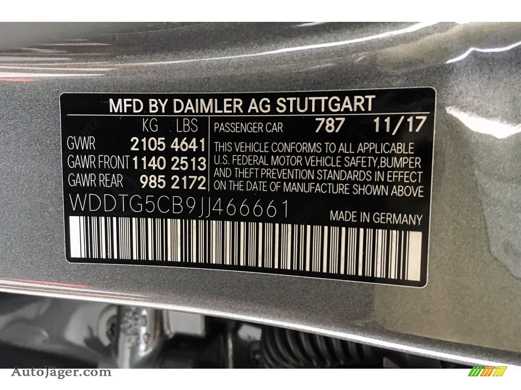 2018 GLA AMG 45 4Matic - Mountain Grey Metallic / Black photo #11