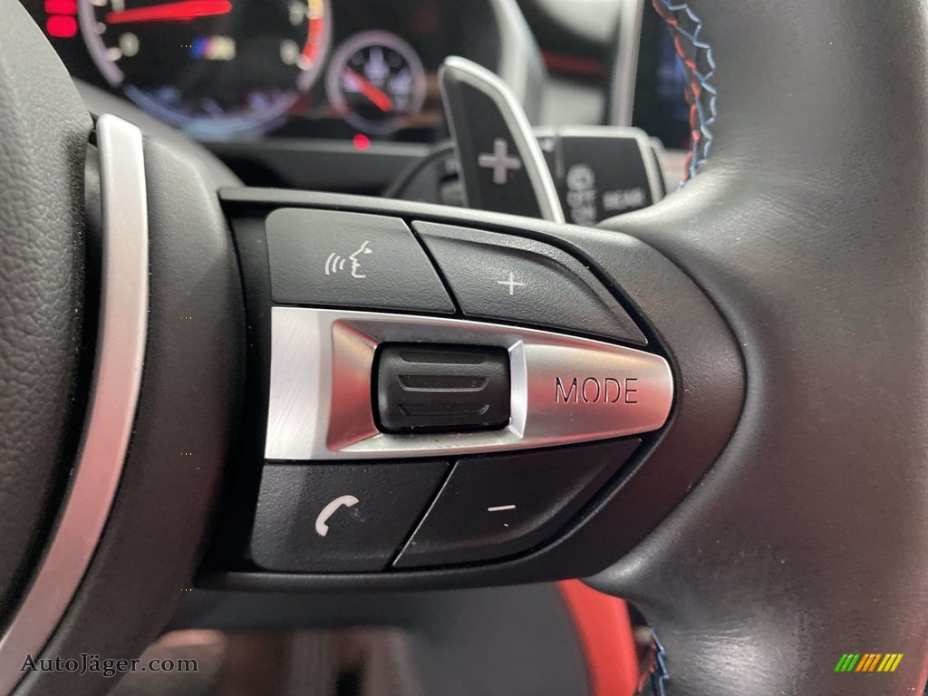 2017 X5 M xDrive - Alpine White / Mugello Red photo #20