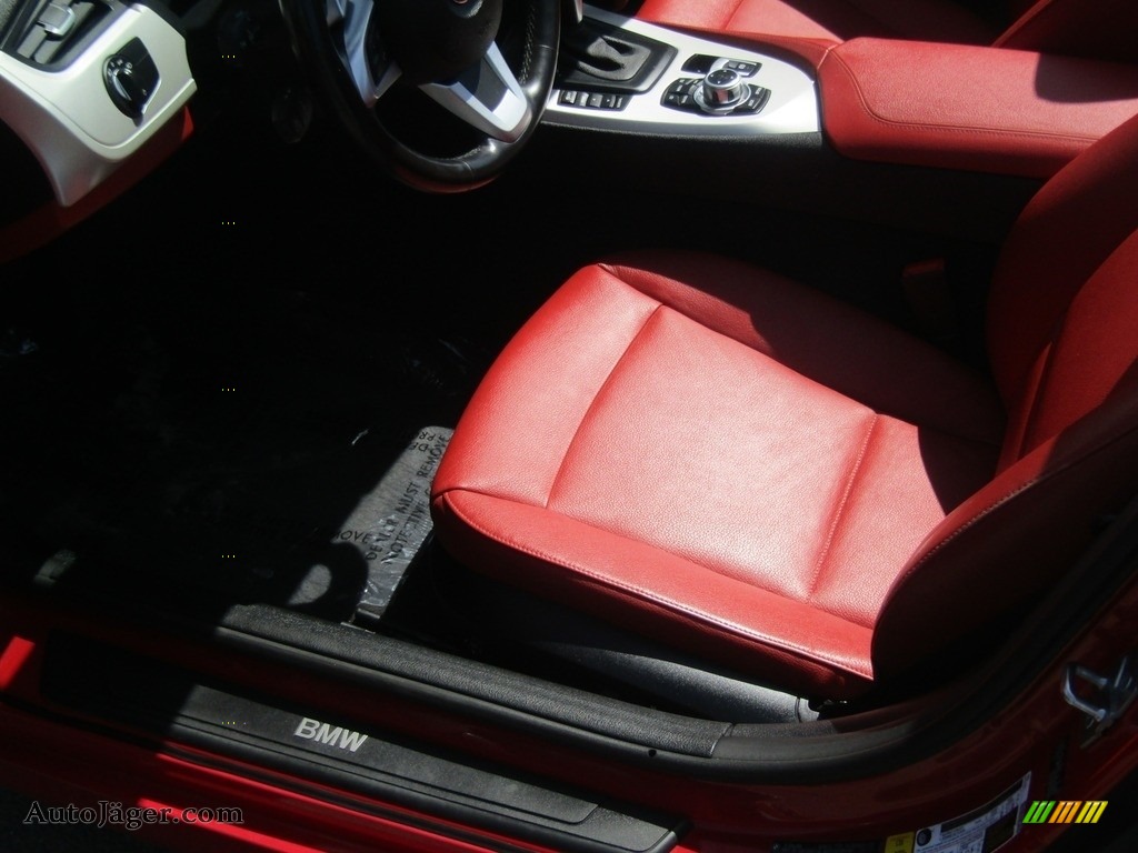 2011 Z4 sDrive30i Roadster - Crimson Red / Coral Red photo #12