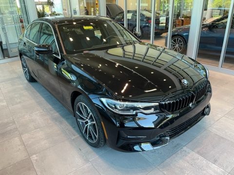 Jet Black 2021 BMW 3 Series 330i xDrive Sedan