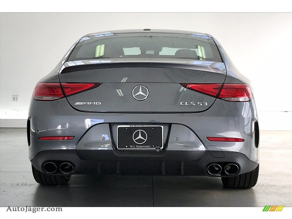 2021 CLS 53 AMG 4Matic Coupe - Selenite Gray Metallic / Bengal Red/Black photo #3