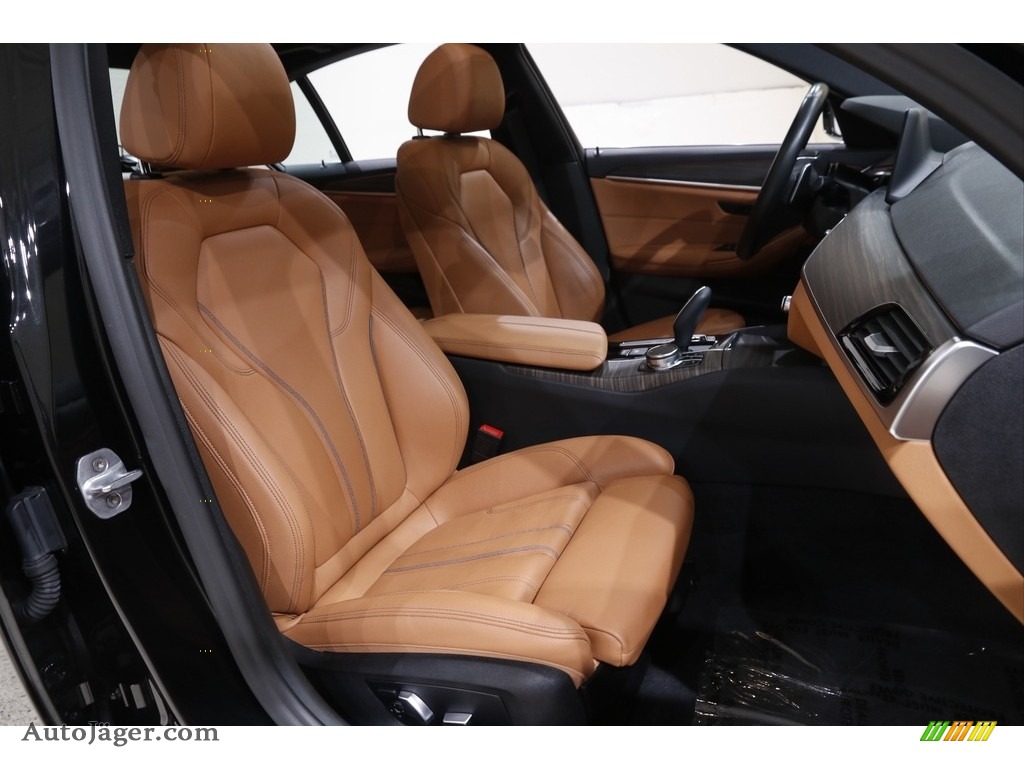 2019 5 Series 540i xDrive Sedan - Black Sapphire Metallic / Cognac photo #17