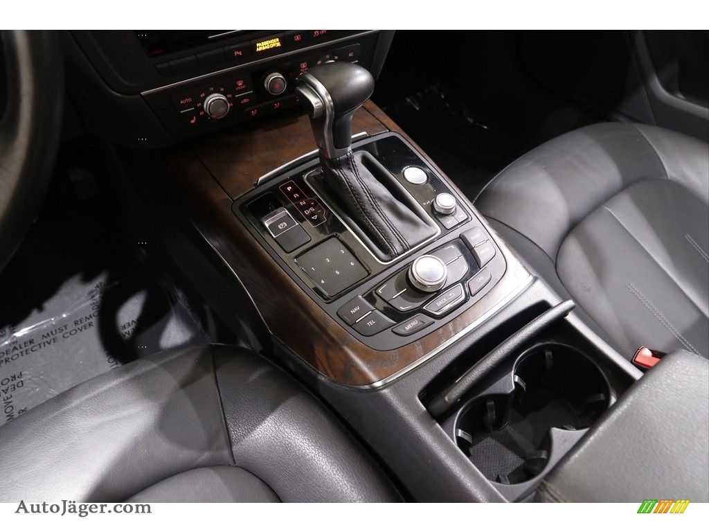 2014 A6 2.0T quattro Sedan - Glacier White Metallic / Black photo #17