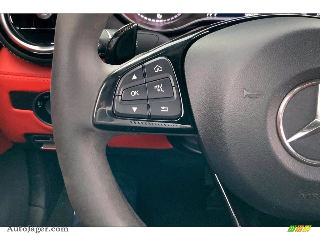2018 AMG GT C Roadster - designo Iridium Silver Magno (Matte) / Red Pepper/Black photo #19